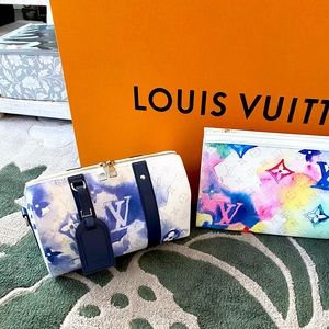 Louis. Vuitton water color city keep all